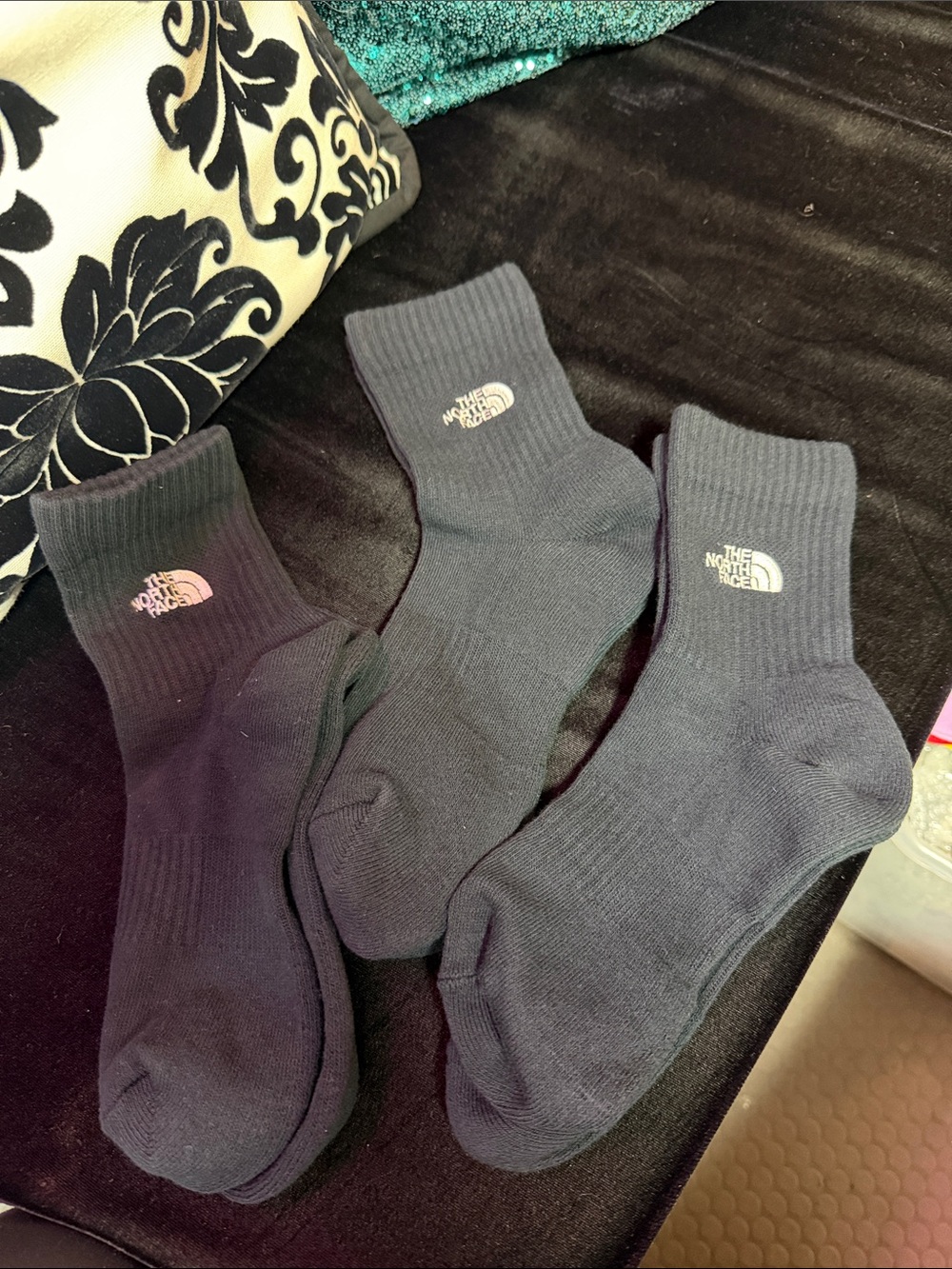 The North Face Men's Black Socks - 3-pack